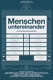 Poster Menschen untereinander