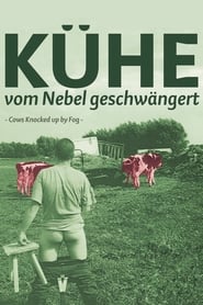 Poster Kühe, vom Nebel geschwängert