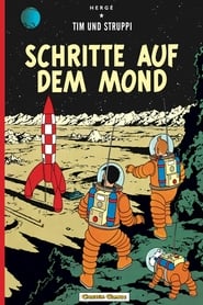 Poster Tim und Struppi - Schritte auf dem Mond