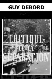 Poster Critique of Separation 1961