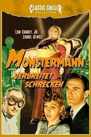 Poster Monstermann verbreitet Schrecken