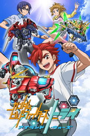Gundam Build Fighters постер