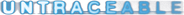 Untraceable Logo