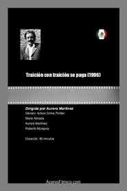 Poster Traición con traición se paga 1996