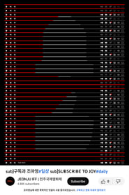 sub)구독과 조아영#일상