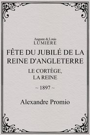 Poster Fête du jubilé de la reine d'Angleterre : le cortège, la reine 1897