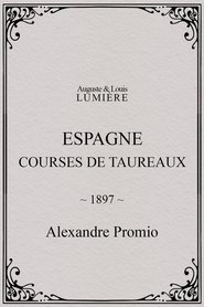 Poster Espagne : courses de taureaux 1897