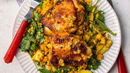 Lemon-Braised Chicken and Fattet Hummus