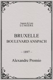 Poster Bruxelles, Boulevard Anspach 1897
