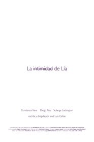 Poster La intimidad de Lía 2020