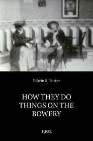 Poster How They Do Things on the Bowery 1902