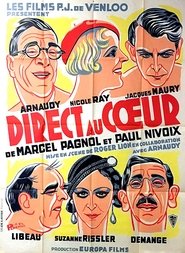 Poster Direct au coeur 1933