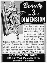 Poster Beauty in 3rd Dimension 1951
