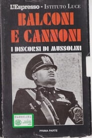 Poster Balconi e cannoni I discorsi di Mussolini 1995