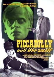 Poster Piccadilly Zero Hour 12 1963