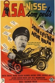 Poster Åsa-Nisse som polis