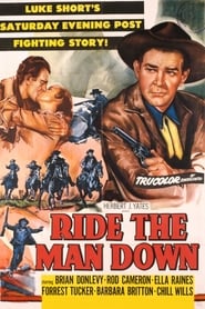 Poster Ride the Man Down 1952