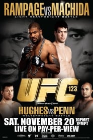 Poster UFC 123: Rampage vs. Machida 2010