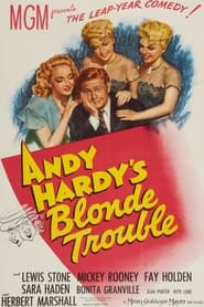 Andy Hardy's Blonde Trouble постер