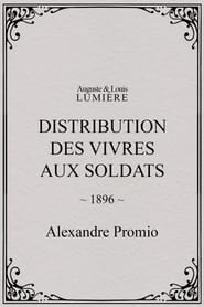 Poster Distribution des vivres aux soldats