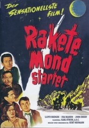 Poster Rakete Mond startet