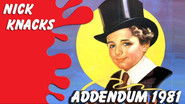 Oops, Missed One - Nick Knacks Addendum 1981