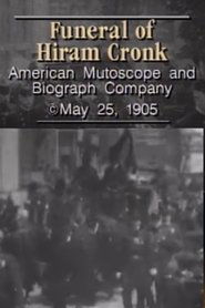 Poster Funeral of Hiram Cronk 1905