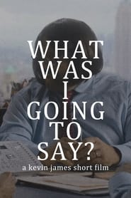 Poster for What Was I Going to Say?