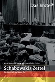 Poster Schabowskis Zettel - Die Nacht, als die Mauer fiel