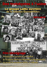 Des trotskystes à l’usine : le groupe Lutte ouvrière de la Snecma – Gennevilliers (1971-2019)