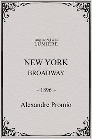 Poster New York, Broadway 1896