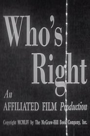 Poster Who's Right? 1954