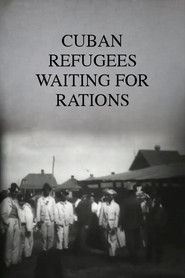 Poster Cuban Refugees Waiting for Rations 1898