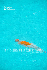 Poster Ein Fisch, der auf dem Rücken schwimmt