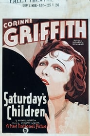 Poster Saturday's Children 1929