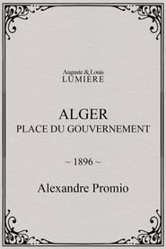 Poster Alger : place du gouvernement 1896