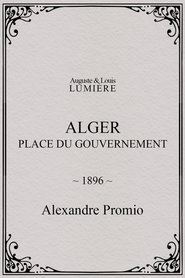 Poster Alger : place du gouvernement 1896