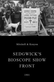 Poster Sedgwick's Bioscope Show Front 1901