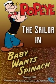 Poster Baby Wants Spinach 1950