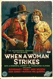 Poster When a Woman Strikes 1919
