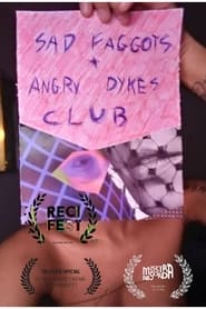 Poster Sad Faggots + Angry Dykes Club