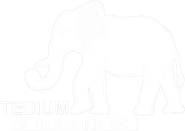 Logo for Tedium Entertainment