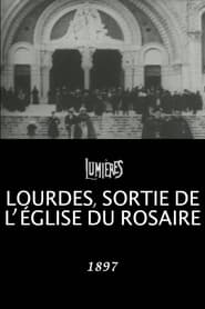 Lourdes, sortie de l'église du Rosaire