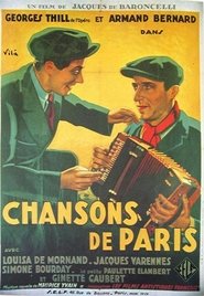 Poster Chansons de Paris 1934