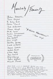 Poster Masculinity/Femininity 2015