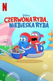 Plakat — Dr. Seuss: Czerwona ryba, niebieska ryba