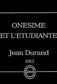 Poster Onésime et l'étudiante 1912