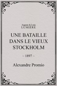 Une bataille dans le vieux Stockholm