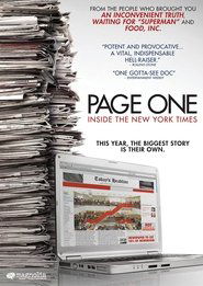 Page One: Inside the New York Times постер