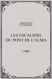 Poster Les Escaliers du Pont de l'Alma 1900